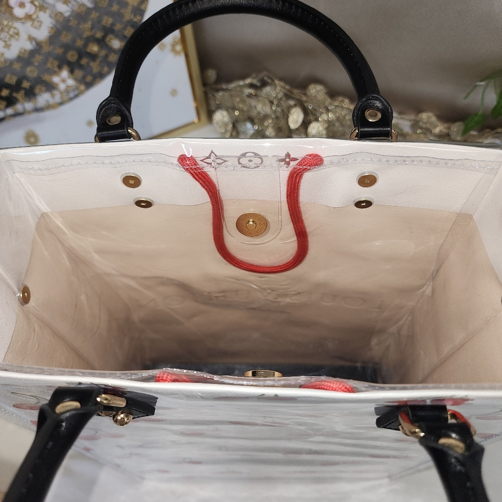Authentic Louis Vuitton LIMITED EDITION Cherry retail Shopping Bag In A PVC Tote - Picture 10 of 10